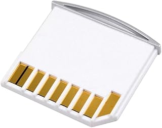 Cablecc Micro SD TF to Sd Card Kit Mini Adaptor For Extra Storage MAC Air/Pro/Retina White, USB Type C