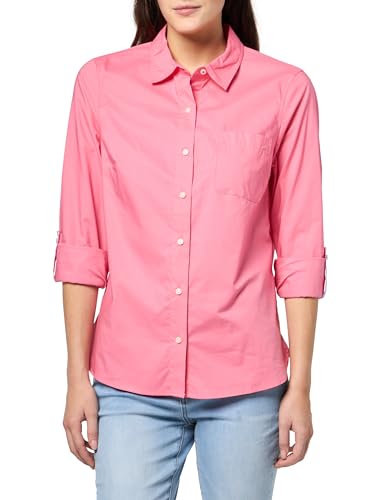 Image of Nautica Women's Button Front Long Sleeve Roll Tab Shirt