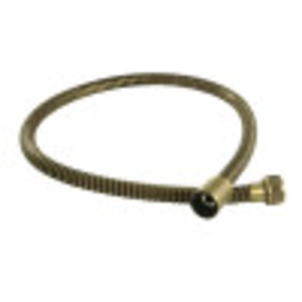 Flexible de cuisine en acier inoxydable de 30 pouces style antique brass