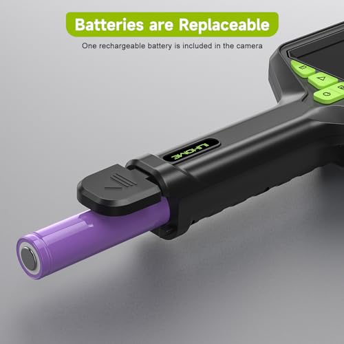 Z34 Endoskopkamera mit Licht 10m, inspektionskamera Triple Lens DREI Linsen Endoskop mit...