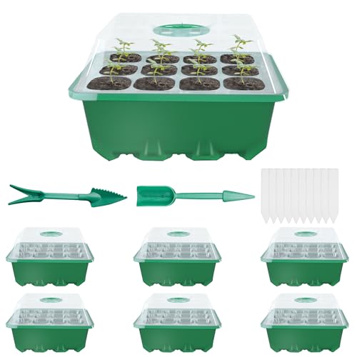 Udodiy 72-Zellen Zimmergewächshaus Anzucht Set