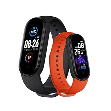 Drumstone (Amazing Warranty with 5 Years M7 Smart Watch Advanced Fitness Tracker for Men and Women with Heart Rate and Blood Pressure Monitor, Waterproof Design