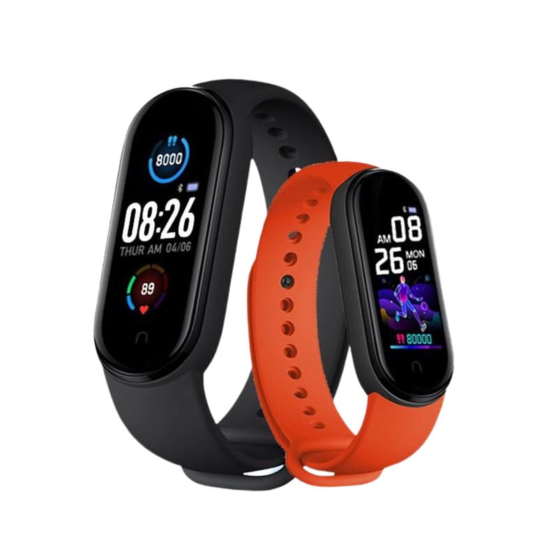 DRUMSTONE {Exclusive Buy 1 Get 1 with 10 years warranty } M7 Smart Watch for Men & Women | Fitness Tracker with Heart Rate & BP Monitor, Sleep Tracking, Waterproof Activity Tracker with Sports Modes & Notifications