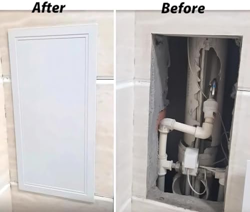 Drywall Access Panel - F Mounted Plumbing & Electrical Cover, Laundry Chute Door, Outdoor Kitchen Access Hatch for Easy Maintenance & Installation