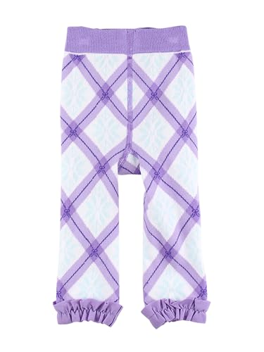 Image of RuffleButts Baby Girls Patterned Footless Ruffled Tights - Ruffle Tights | For Female Infants And Toddlers, Everyday Wear, Special Occasion Outfits, Layering Essential
