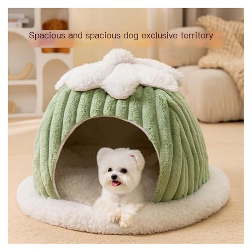 Cama para gatos suave para perros pequeños que sufren frío en exteriores 6