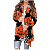 2022 Longshirt Damen Tshirt Damen Langarmshirt Damen Baumwolle Chiffon Bluse Reserved T Shirt Schwarz Pullover Oversize Hoodie V-Ausschnitt Bluse Mit Knopf, Kleidung Herbst Aware T Shirt(3-Orange, L)
