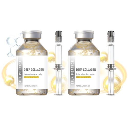 2 uds, ampolla lifting intensiva de péptido de seda, hidratante, reafirmante, lifting, esencia facial, suaviza las arrugas y mejora la elasticidad