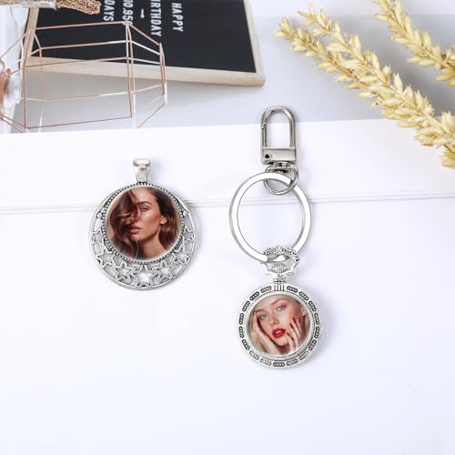 Apojgitn 100G Random Metal Tray: Assorted Bezel Necklace Blank Charms, Pendant Bezels for Resin Jewelry Making with Glass Cabochons, Bails, Ring Blanks, Jewelry Bails & Findings(Blind Box)