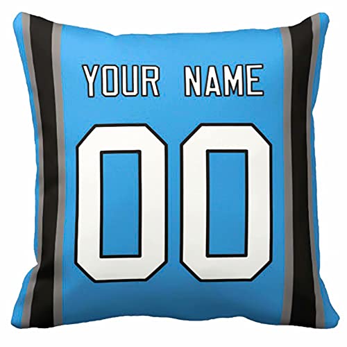 Image of ANTKING Throw Pillow 2 Pack with Custom Name and Number Personalized Gift for Men Women Boys