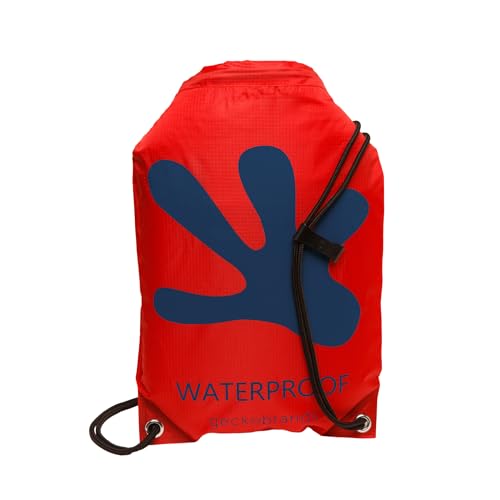 Image of geckobrands Embark 10L Drawstring Backpack - Waterproof, Lightweight Dry Bag for Beach, Hiking, and Light Water Activities