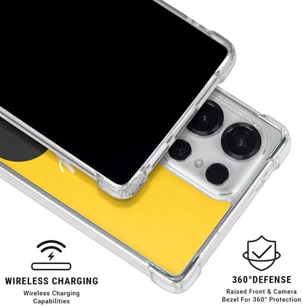 Skinit Clear Phone Case Compatible with Galaxy S25 Ultra - Officially Licensed Disney Mickey Mouse Backwards Design