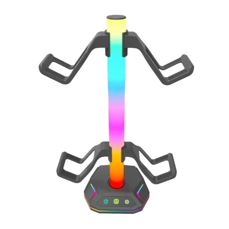 TrueCart RGB Gaming Headphone & Controller Stand | 5 & 4 Desktop Organizer for Gamers-image-8