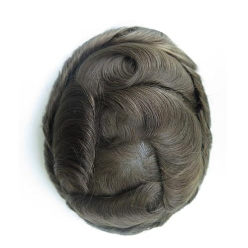 Système capillaire pour hommes en cheveux indiens châtains 8x10"
