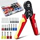 CCLIFE Crimpzangen Aderendhülsen Set Crimper Crimpwerkzeuge Aderendhülsenzange 0, 25-10 mm² (AWG 23-7), 1200 stück Aderendhülsen