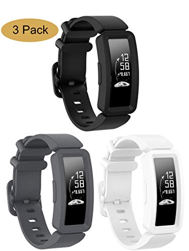 Bolesi Compatible Silicone Bands for Fitbit ace 2,Water Resistant Fitness Watch Strap