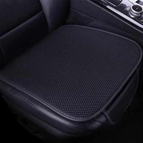 NFAHBAQA Seggiolino Auto Cuscino per Q3 S Line/Q3 Quattro/Q3 Sportback/Q5/Q5, Antiscivolo Resistente all'Usura Antisudore Cuscino Sedile, Guidatore Protettivo Seggiolino,Black