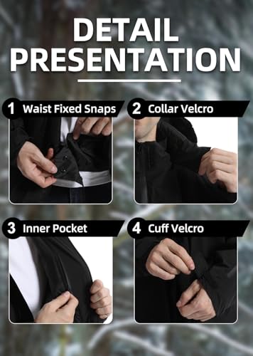 Image of SAVIOR HEAT Heated Jackets for Men with 10-Hour Battery Life Waterproof & Windproof Electric Mens Winter Jacket