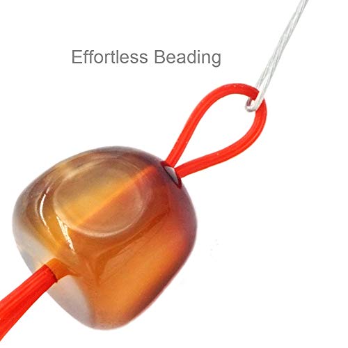 Forapid 0.3Mmx20Cm Steel Wire Flexible Durable Collapsible Big Eye Embroidery Beading Needles Easy Threading Sewing Needles Open End For Any Thread Size Jewelry Making 10Cm/4In(Folded Length) 10 Pcs #TOP4