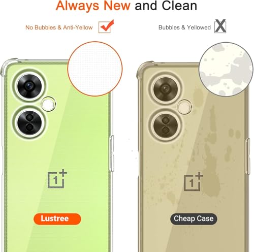 Image of Silicone Oneplus Nord Ce 3 Lite 5G,[Bumper] Exclusive-Transparent Back Cover Clear Thin Case-For Oneplus Nord Ce 3 Lite 5G