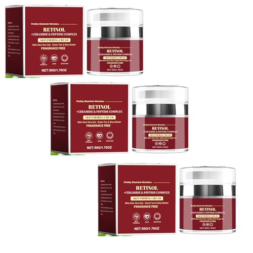 Crema retinol reafirmante para el cuidado facial nocturno reparador de arrugas 50g