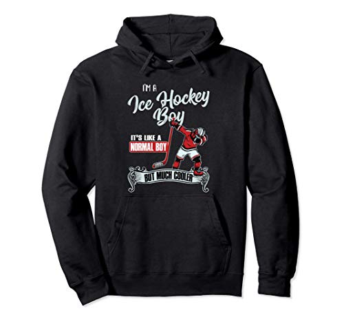 I'm A Ice Hockey Boy Normal But Much Cooler - Dabbing Player Sudadera con Capucha