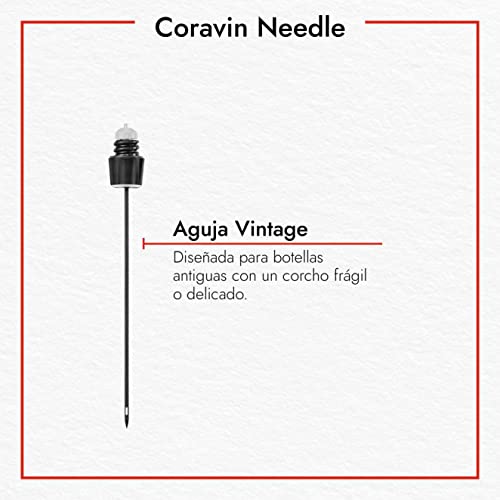 Aguja Atemporal Coravin para servir vino añejo en cenas exclusivas 3