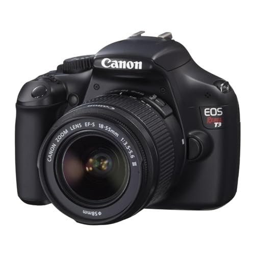 Canon EOS Rebel T3 Digital SLR Camera 12.2 MP with EF-S 18-55mm f/3.5-5.6 III Lens (Renewed) - Image 4
