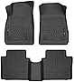 Husky Liners Weatherbeater Series | Front & 2nd Seat Floor Liners - Black | 99101 | Fits 2014-2020 Chevrolet Impala 3 Pcs