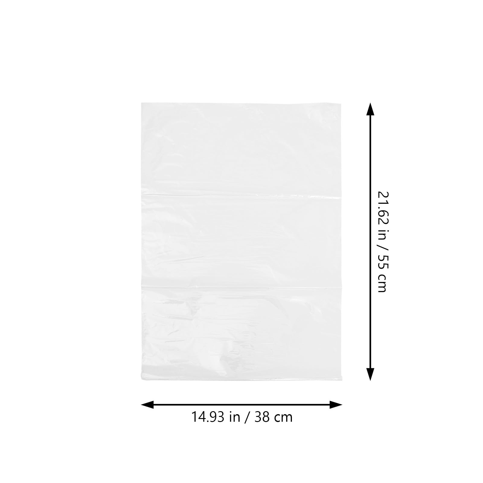 KICHOUSE Durchsichtige Schrumpfbeutel für Selbstgemacht Projekte 100 Stück aus Pvc 15x21cm mit Einfachem Zartem Design und Vielseitige Verpackung von Geschenkkörben