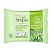 Simple Sensitive Skin Experts Kind To Skin Cleansing Facial Wipes, Waterproof Mascara Remover, Even Softer, 25 Count, (4 Pack)