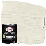 Glidden Interior Paint + Primer: White/Off White, One Coat, Semi-Gloss, 1 Quart