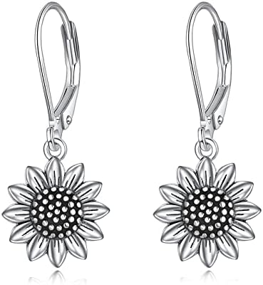 VONALA 925 Sterling Silver Leverback Earrings Fine Jewellery Birthday Gifts for Women Girls