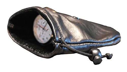 Casebudi Luxurious Super Soft Leather Watch Travel Case | Black #TOP7