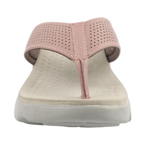 Image of Medifeet Broad Strap Cushioned Leather Slippers for Women