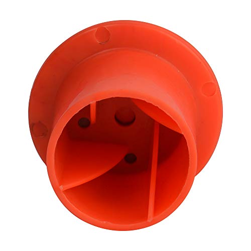 Image of Plastic Rebar Cap Ak-Rc20 Polymer, Pack Of 50, Orange