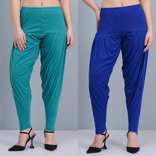 Image of Buy That Trendz Patiala Salwar for Women Relaxed Fit Viscose Patiyala Salwar Harem Bottom Pants