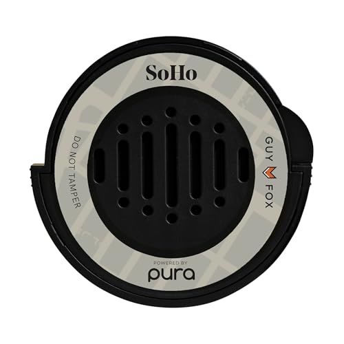 Image of Pura & GUY FOX Car Scent Refill - Fragrance for Pura Car Diffuser - Clean & Safe Luxury Diffuser Scent - Long-Lasting Fragrance for 30 Days of Aroma - Must-Have - Soho