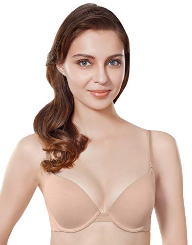 Image of Amante Cotton Heavily Padded Underwire Push-Up Bra