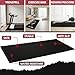 Fitvids High Density Home Gym Treadmill Exercise Bike Equipment Mat, 1/4