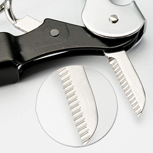 UPKOCH Saca-rolhas profissional de garçons de aço inoxidável abridor de garrafas de vinho cortador d