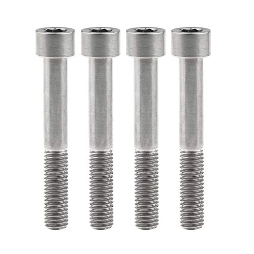 Vis à tête hexagonale M10 x 60 mm pas 1.5 filetage titane normal pas cher