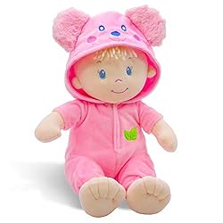 June Garden 12″ Sweet Dolly Frida – Stuffed Ultra Soft Baby Bear Doll for Birth and Up – Removable Pink Outfit June Garden 12″ Sweet Dolly Frida – Stuffed Ultra Soft Baby Bear Doll for Birth and Up – Removable Pink Outfit