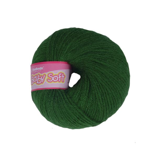 Image of Vardhman BabySoft Knitting Yarn | 100% Acrylic Wool | 4 Ply | Thin Knitting & Crocheting Hook Thread & Lightweight | Special Baby Wool | 150 Grams (6 Balls of 25g) | Machine Washable | Ideal for Blankets, Hats, Booties Ultra-Soft for Baby Sweaters, Blankets, Caps, Socks, Soft toys, Art & craft (Peacock Palette)