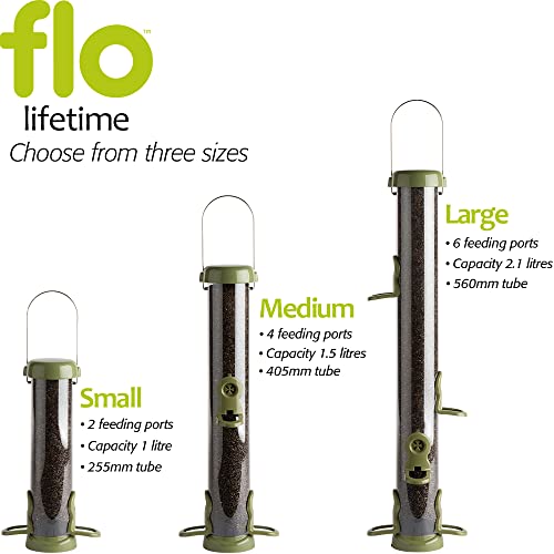 Small, heavy Duty Niger Garden Bird Seed Feeder - Image 2