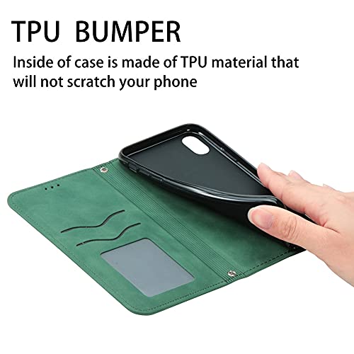 Yoodi Capa para Samsung Galaxy Note 10 Plus, Capa de couro Carteira Flip Cover Capa de celular [Slot