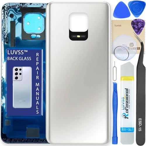 Coque Arrière Xiaomi Redmi Note 9S Blanc Remplacer un Cache Batterie Fissuré avec le Kit Complet