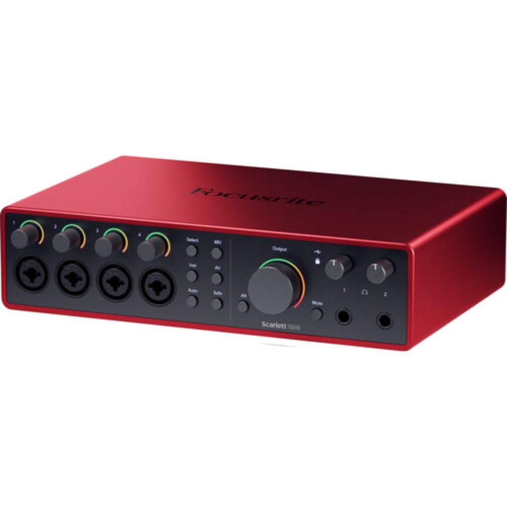 Amazon.com: Focusrite Scarlett 18i16 USB-C Audio/MIDI Interface