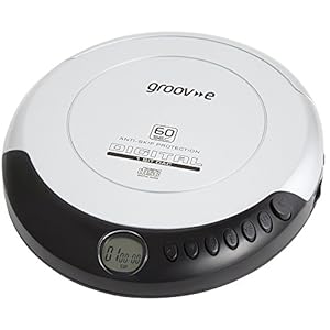 Groov-e GVPS110SR Retro Series Personal CD Player – Silver