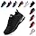 Hitmars Zapatillas de Running Mujer Deportivas Zapatos Ligero Zapatillas de Running Transpirables Gimnasio Sneakers Deportivas Casual Negro 37 EU